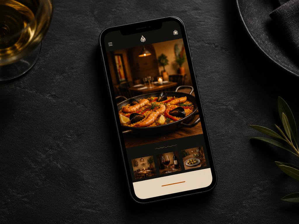 Ejemplo: Web de un restaurante